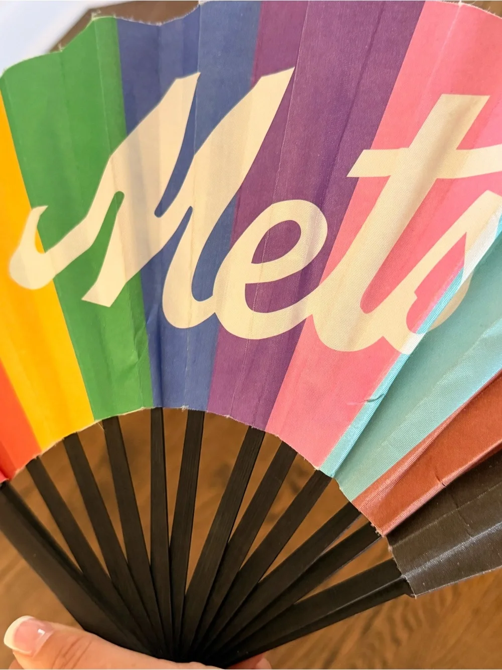 New York Mets Pride Folding Fan * Mets Game